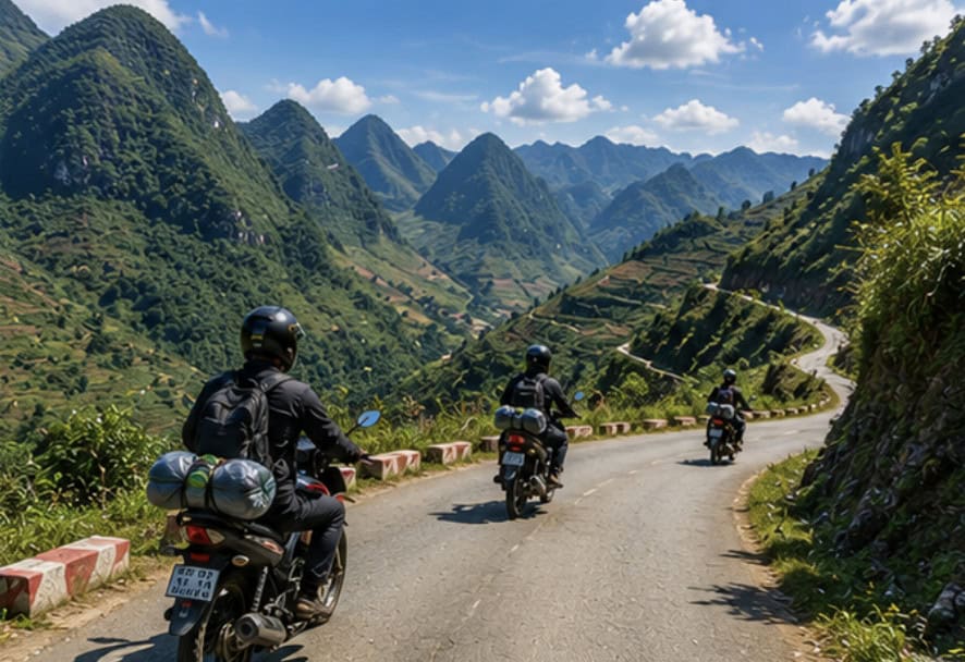 Ha Giang Loop motorbike tour through the mountains of northern Vietnam