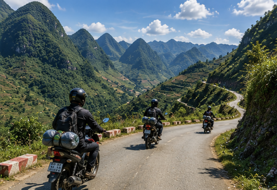Ha Giang Loop motorbike tour through the mountains of northern Vietnam