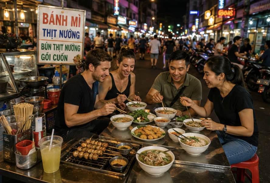Street food tour in Ho Chi Minh City Vietnam