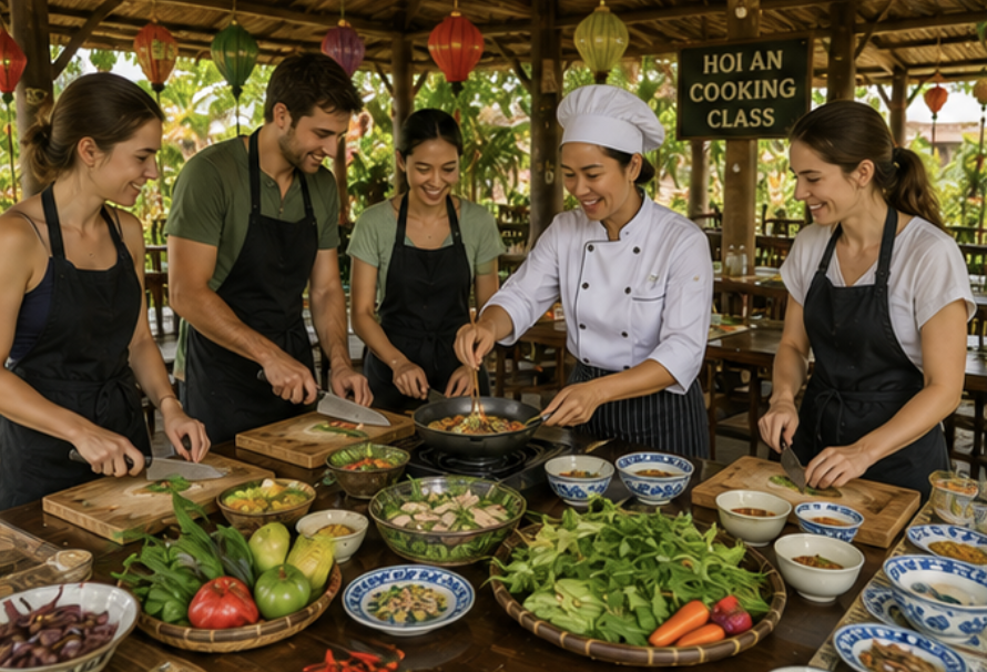 Vietnamese cooking class in Hoi An