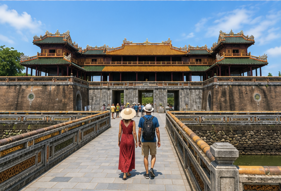 Hue Imperial City tour in Vietnam
