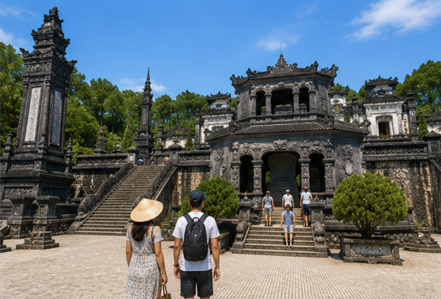 Royal tomb in Hue Vietnam