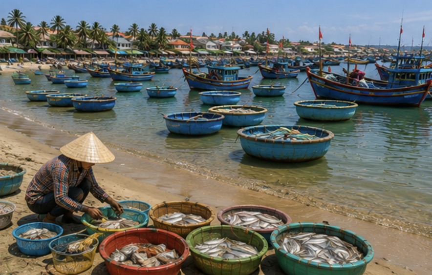 Fishing village tour in Mui Ne Vietnam