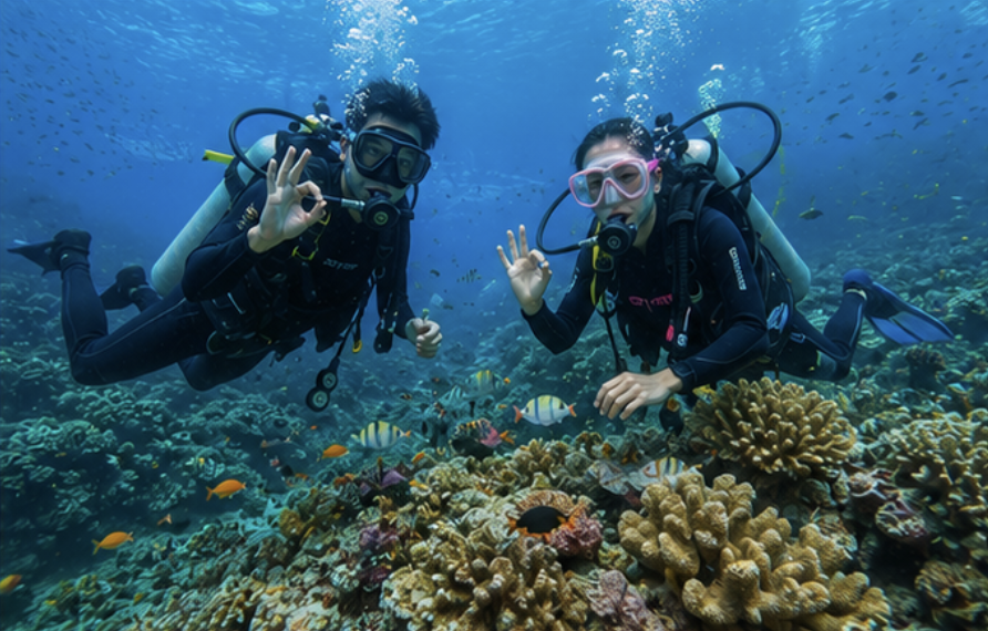 Scuba diving experience near Nha Trang Vietnam