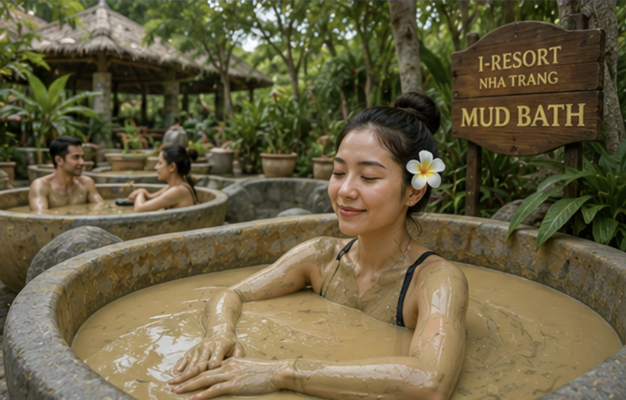 Mud bath experience in Nha Trang Vietnam