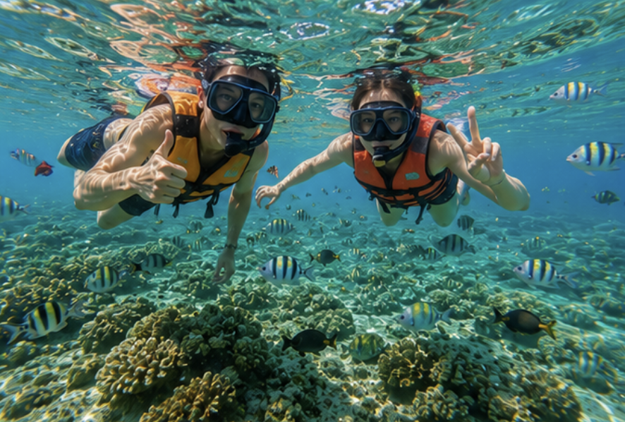 Snorkeling tour around Hon Mun near Nha Trang