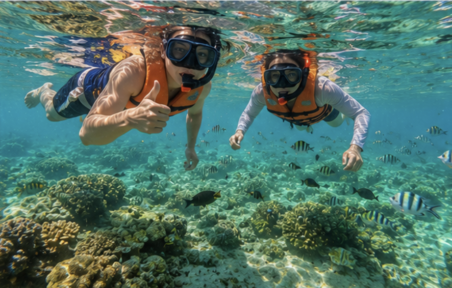 Snorkeling experience near Quy Nhon Vietnam