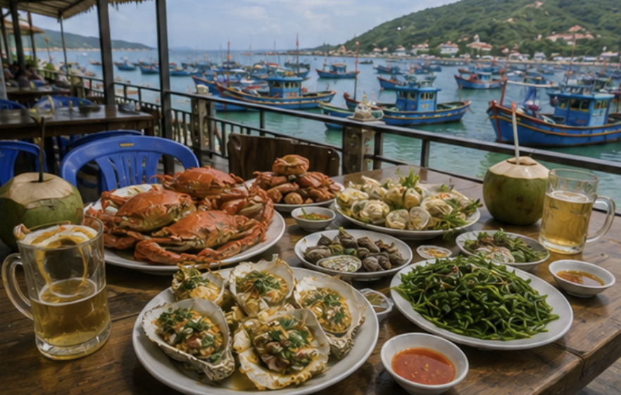 Fresh seafood experience in Vung Tau Vietnam