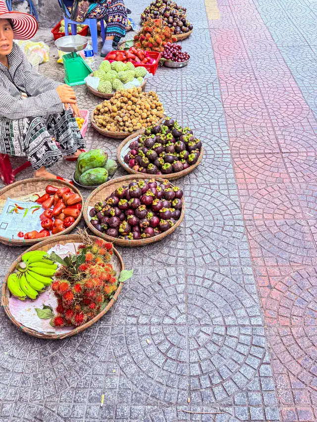Fresh produce and local specialties.