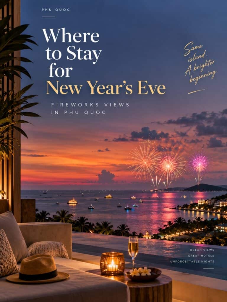 Fireworks views in Phu Quoc, Vietnam