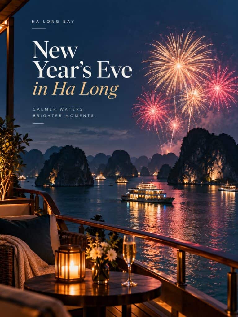 New Year's Eve in Ha Long, Vietnam