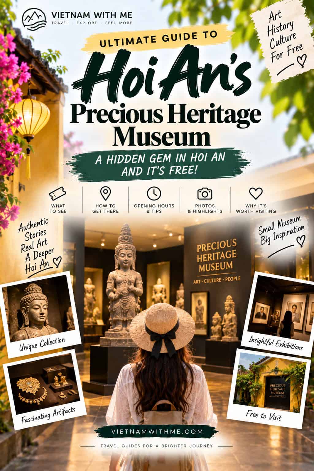 Precious Heritage Museum Hoi An travel guide pin with traditional ethnic minority photography exhibits