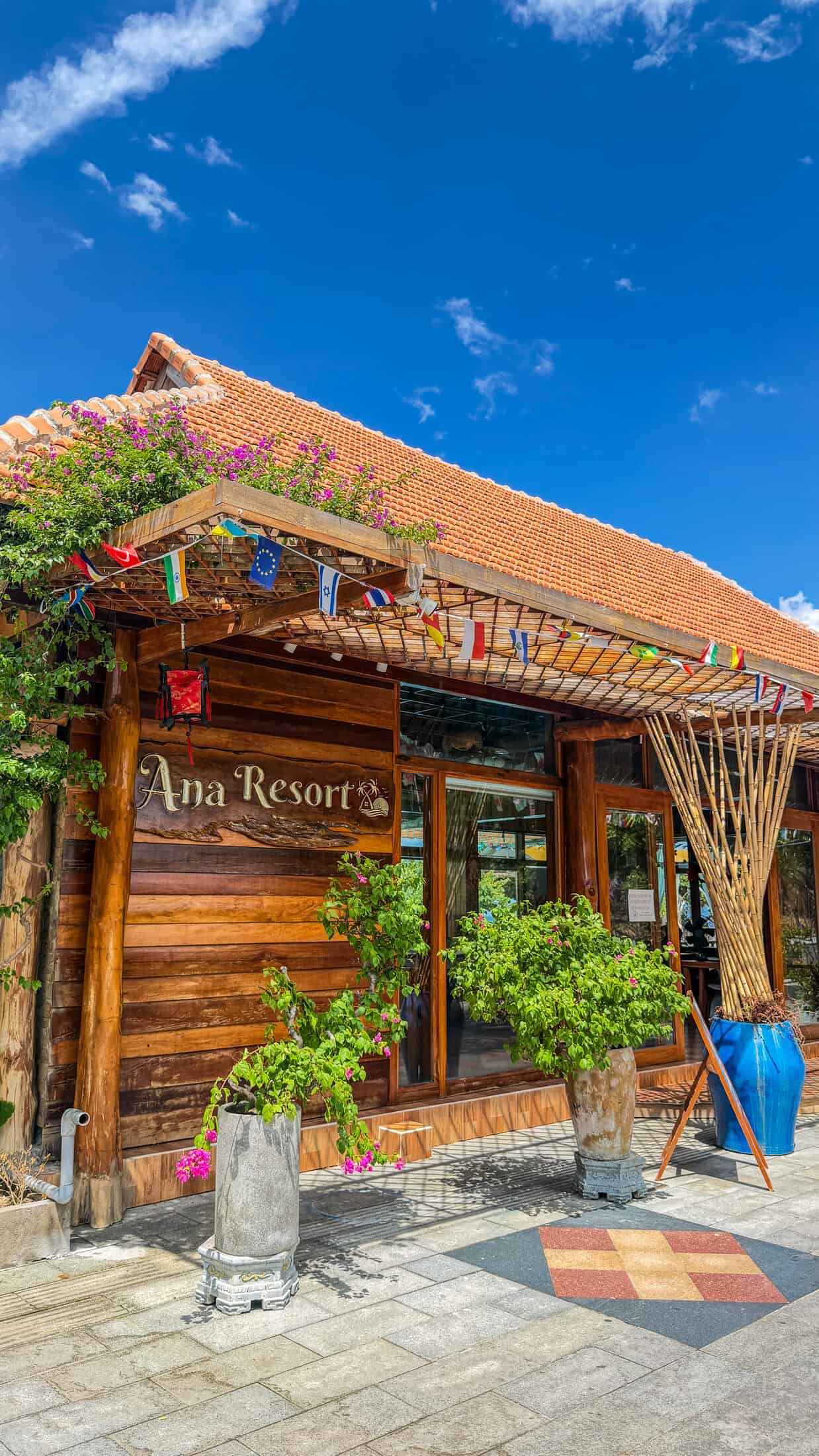 Entrance to Ana Resort Phu Yen in Tuy Hoa