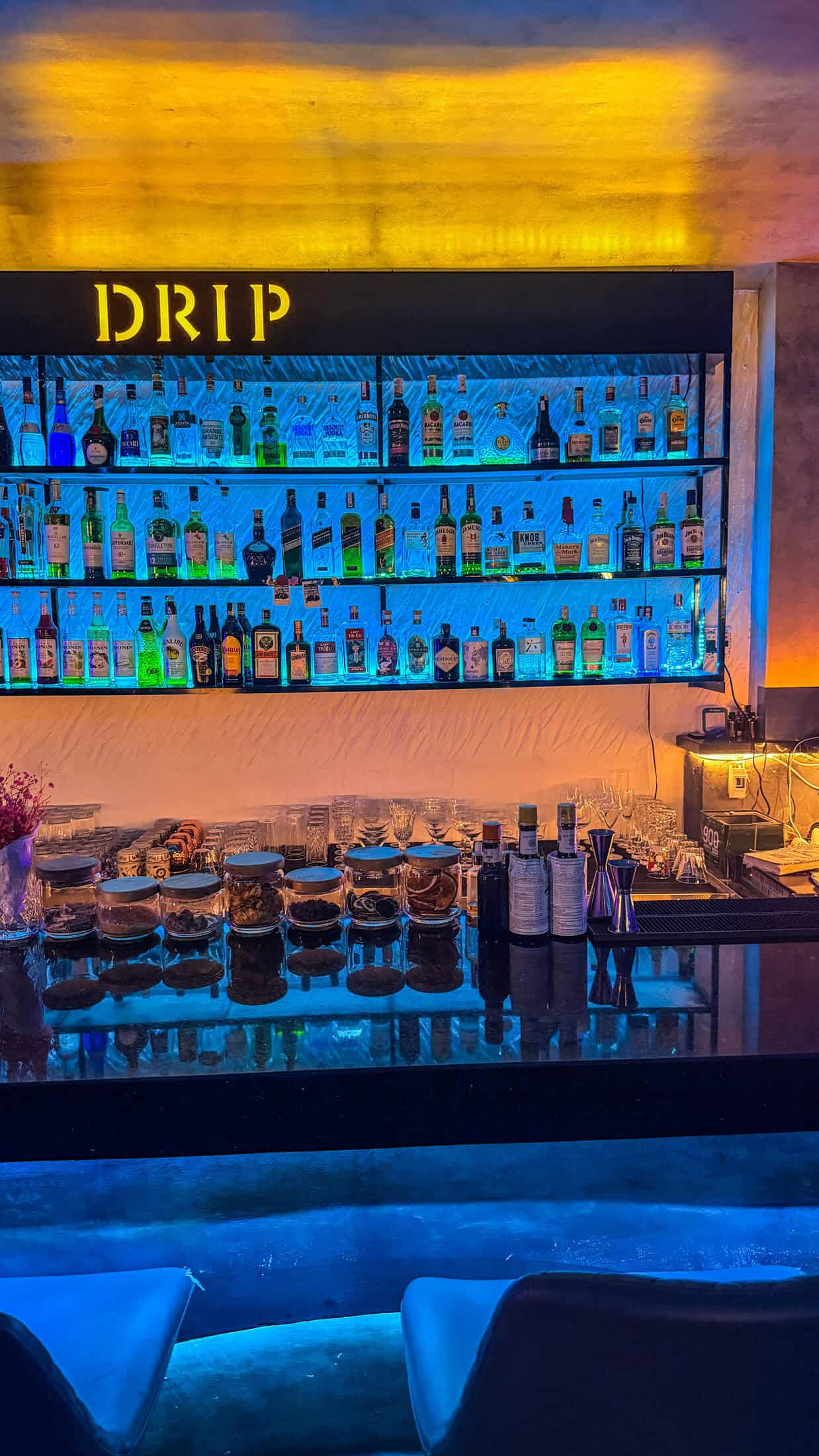 View over the city at DRIP Cocktail & Bar, Quy Nhon