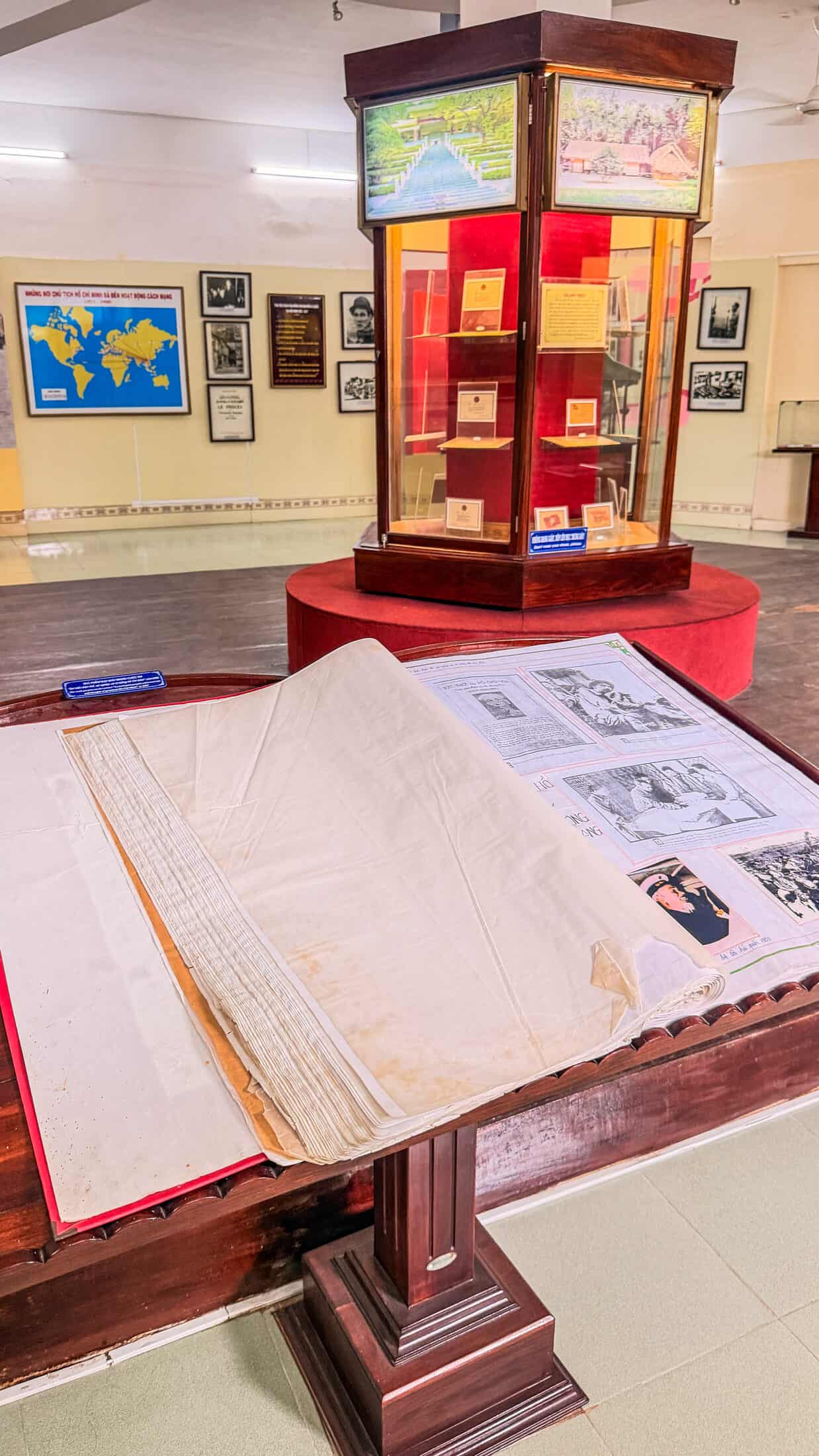 Cultural exhibits at the Gia Lai Museum in Quy Nhon