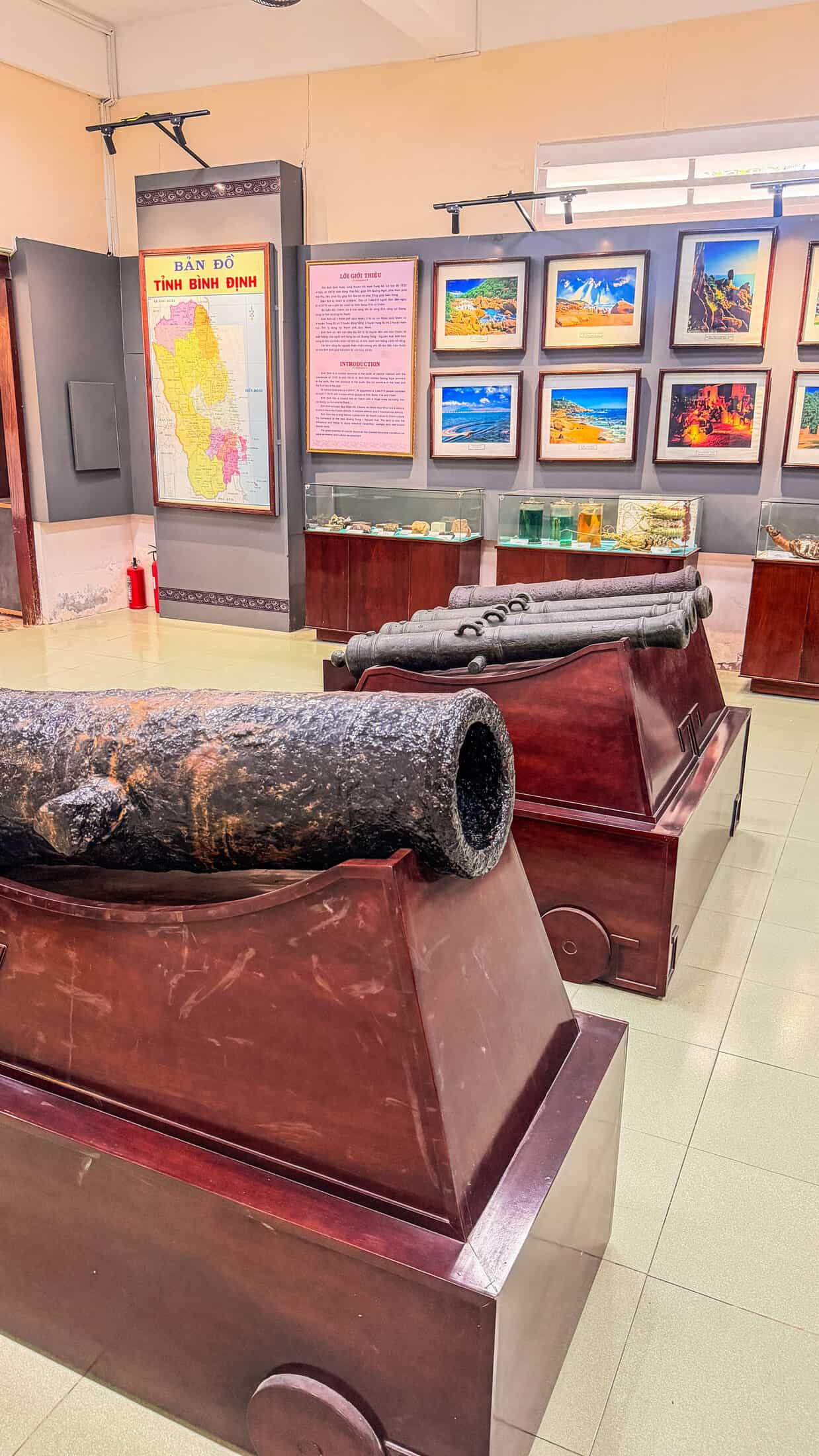 Ethnic minority artifacts on display, Gia Lai Museum Quy Nhon