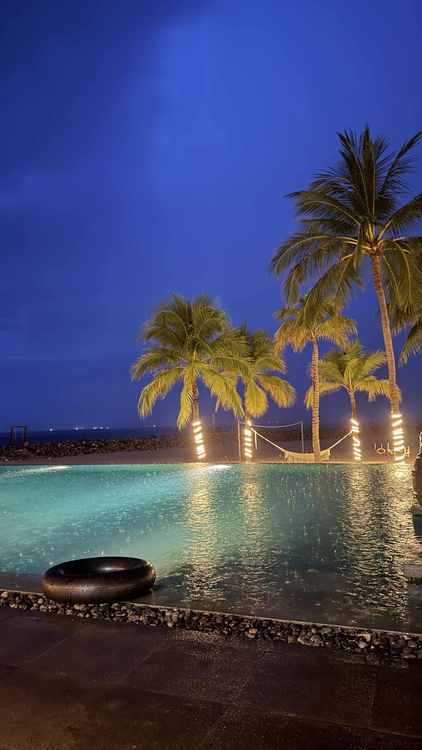 Nha Trang beach at night