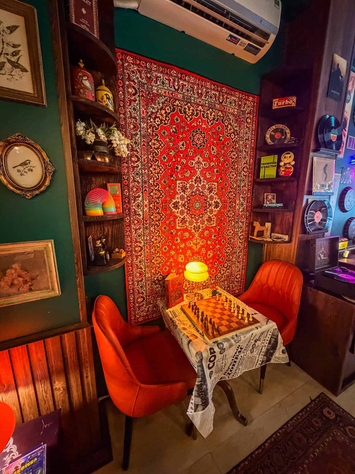 Restaurant interior in Nha Trang