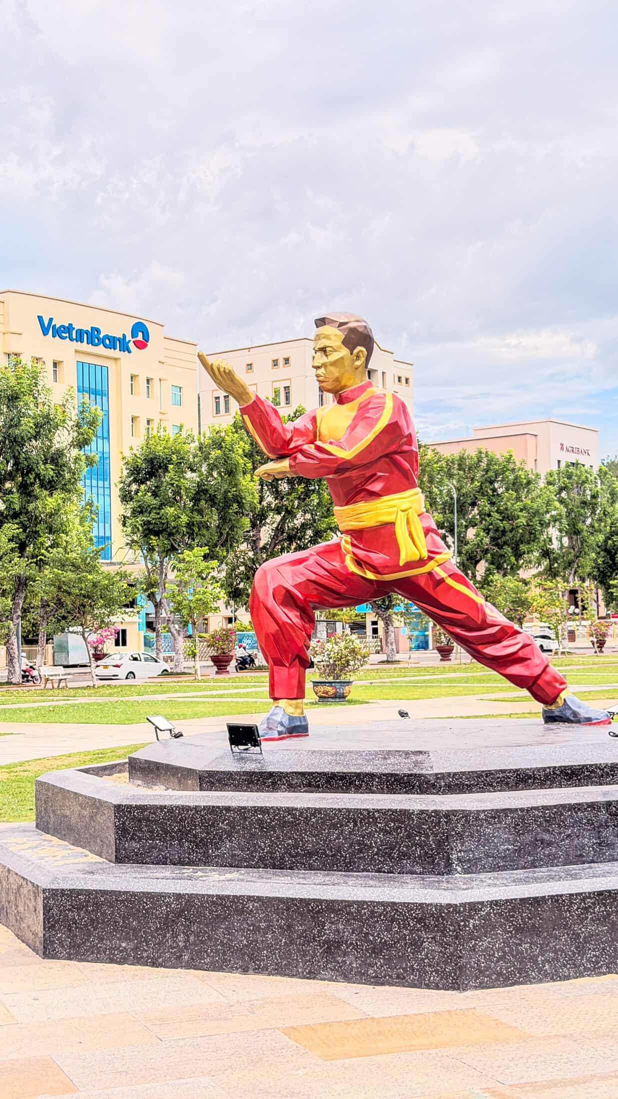 Quy Nhon Green Square lawn and landscaping