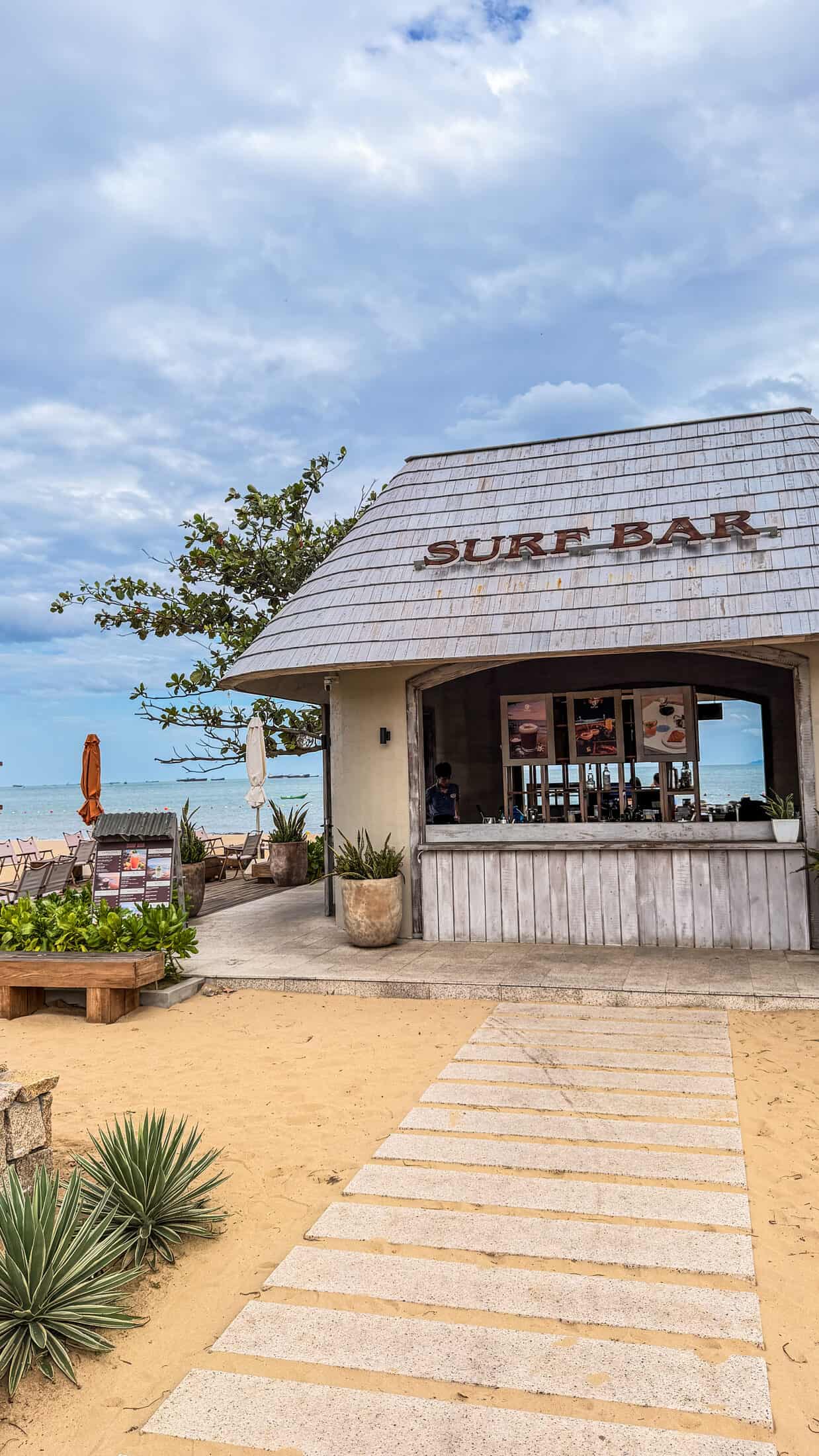 Seating deck at Surf Bar, Quy Nhon