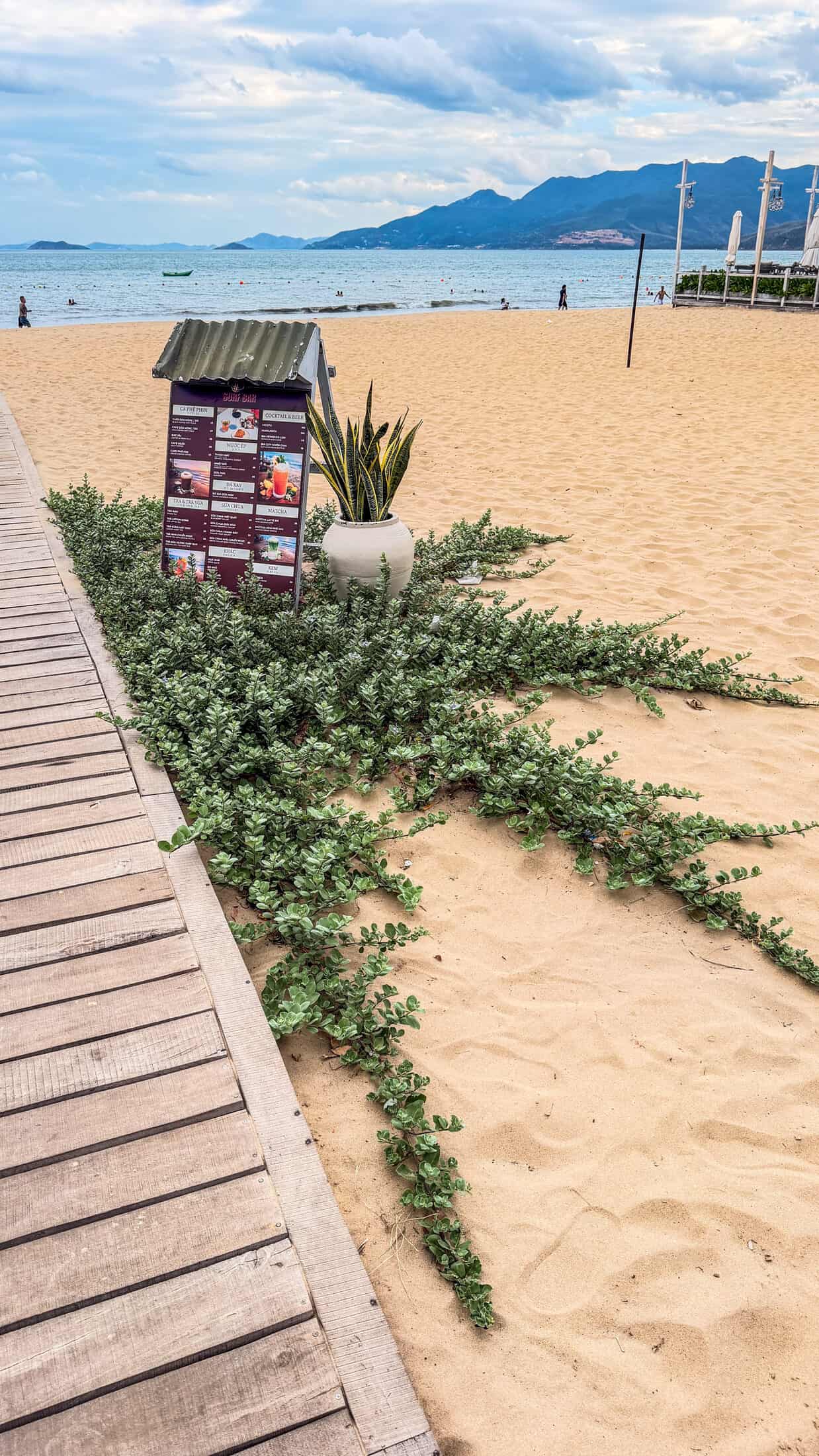 Seating deck at Surf Bar, Quy Nhon