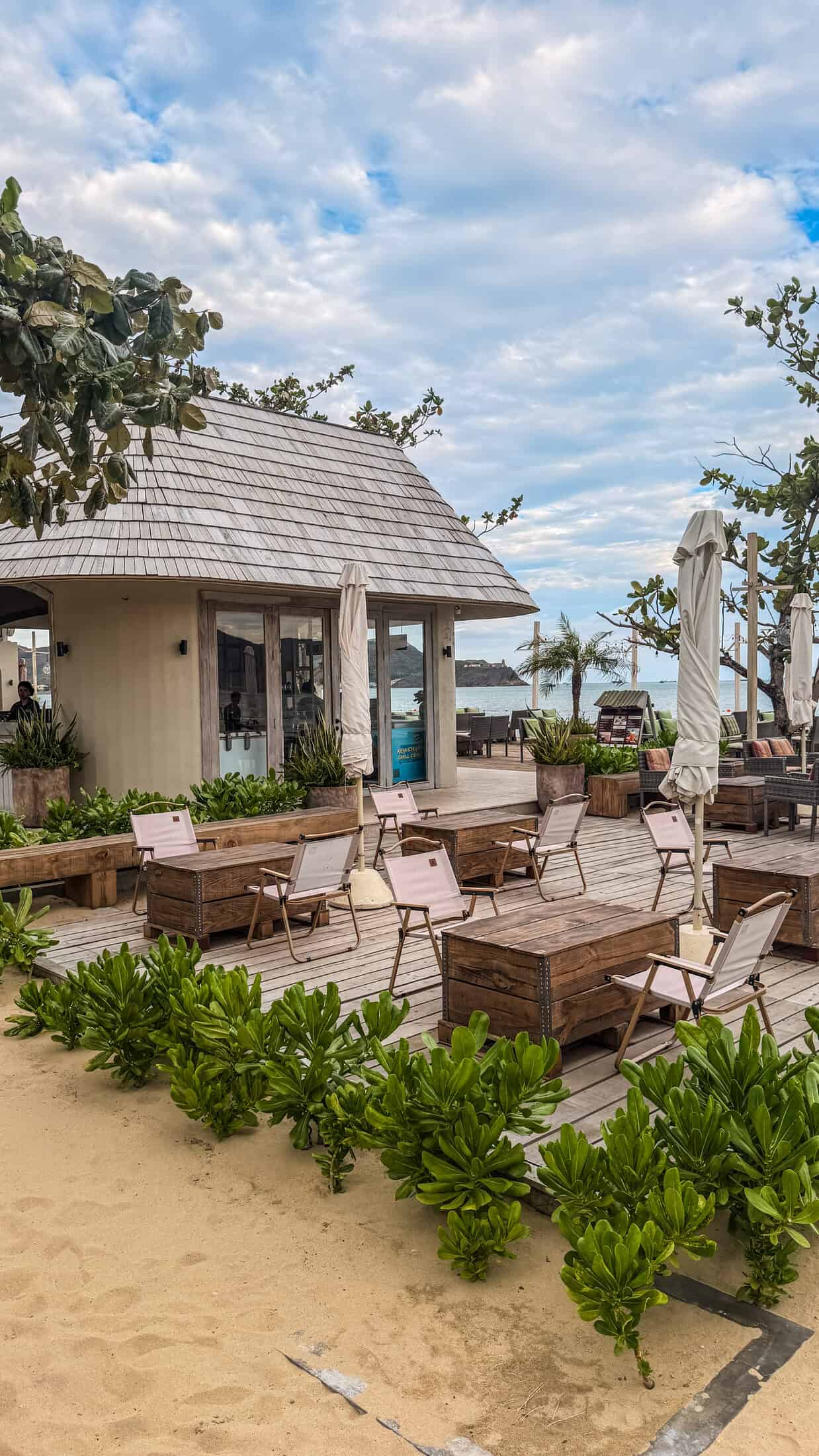 Sea view from the cafe at Surf Bar, Quy Nhon