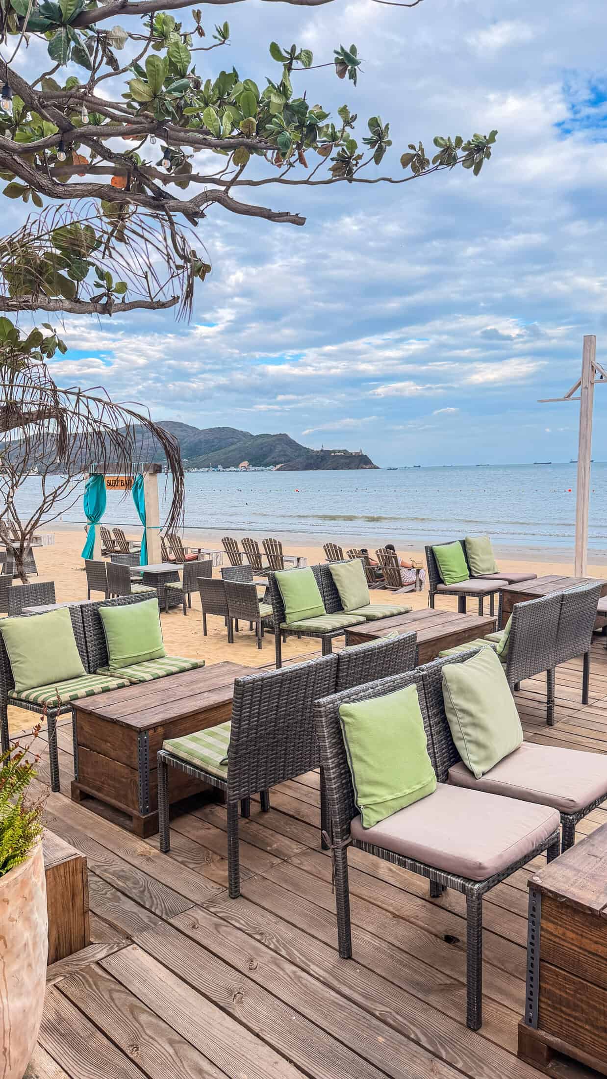 Entrance landscaping at Surf Bar, Quy Nhon