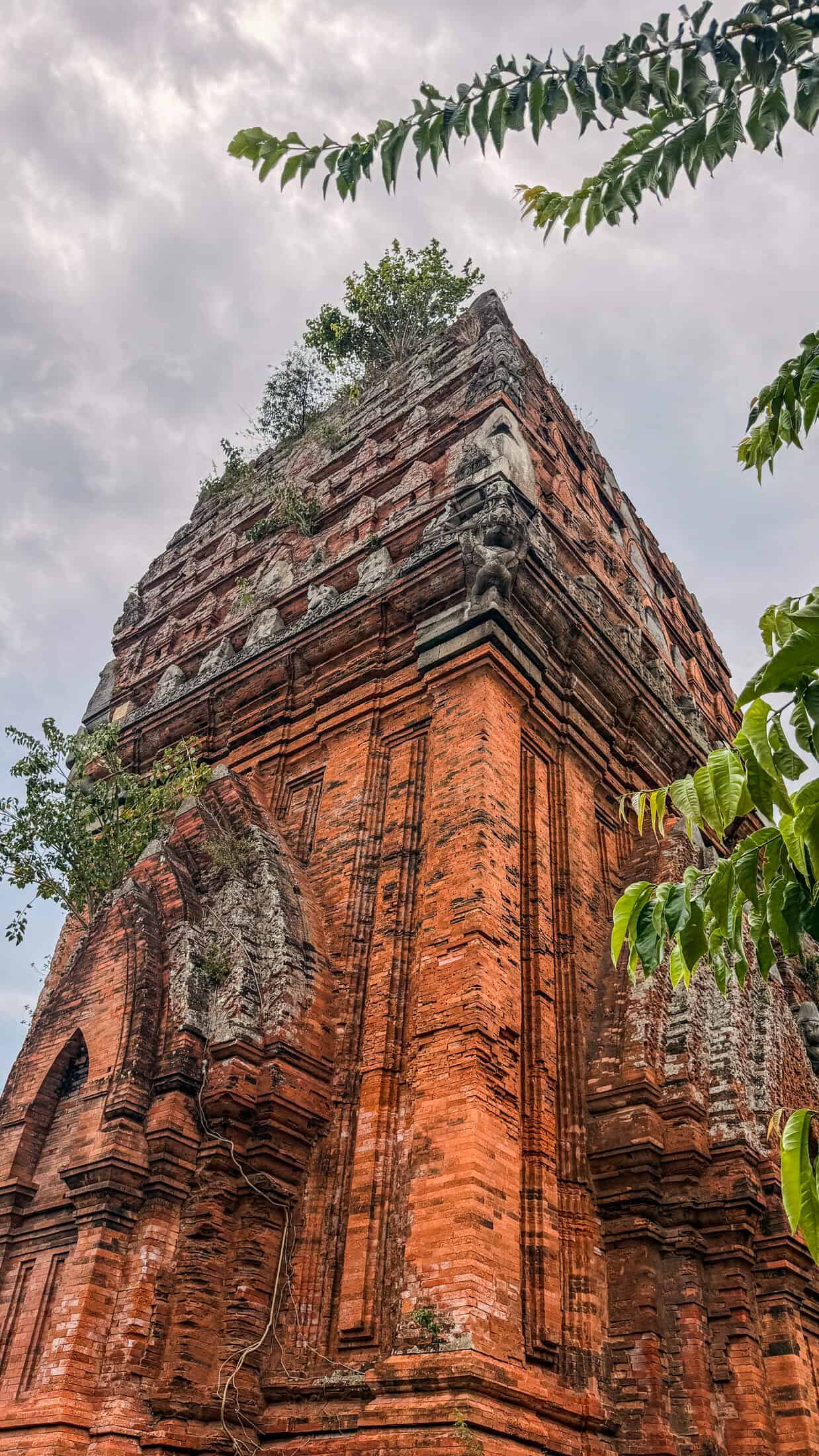 The smaller of the two Tháp Đôi towers, Quy Nhon