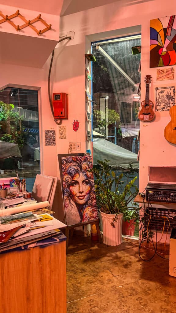 The Lab, one of Tuy Hoa late-night bars, cafe-bar interior