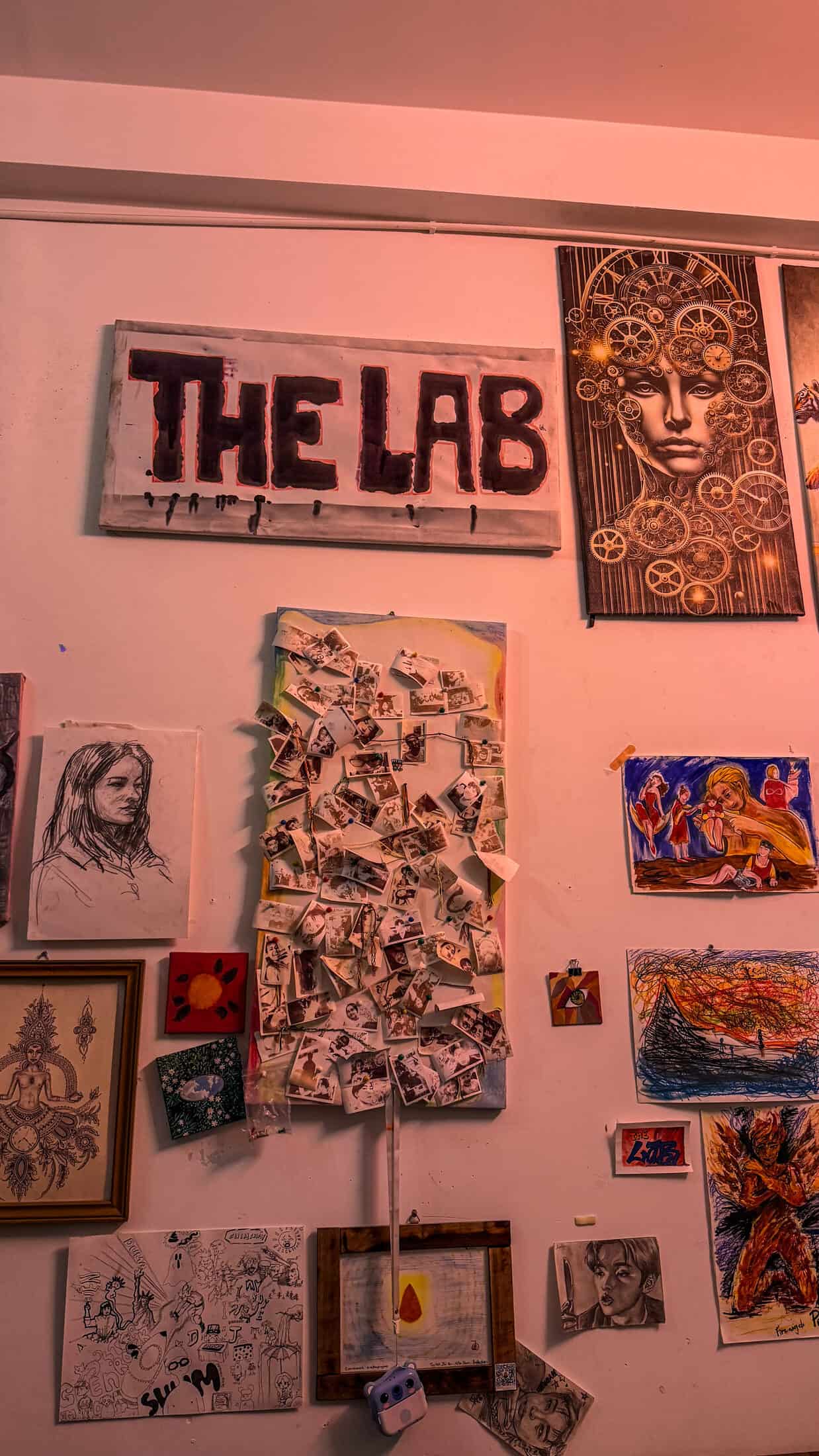 The Lab Tuy Hoa bar seating area