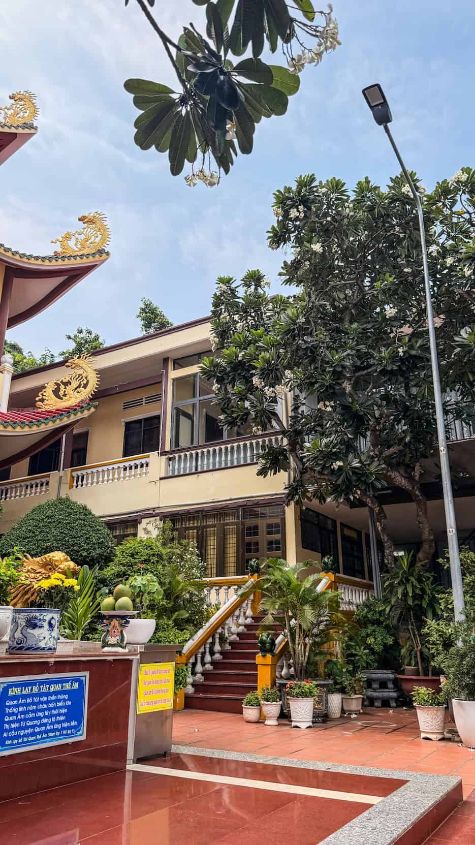 Courtyard of Tu Quang Pagoda, Vung Tau